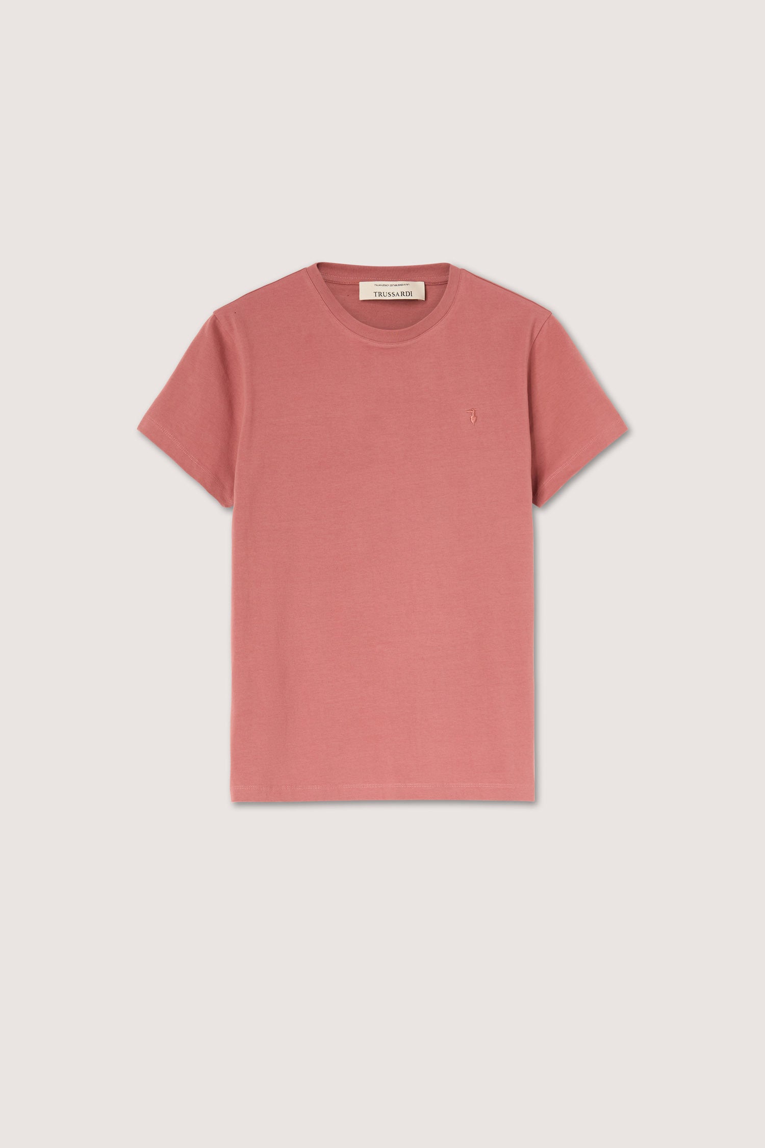 T-shirt slim fit in jersey stretch con ricamo 5|e2a4062323b5fc636936bdda6afef2ea4154282c67e15649b076a363b095eb7a