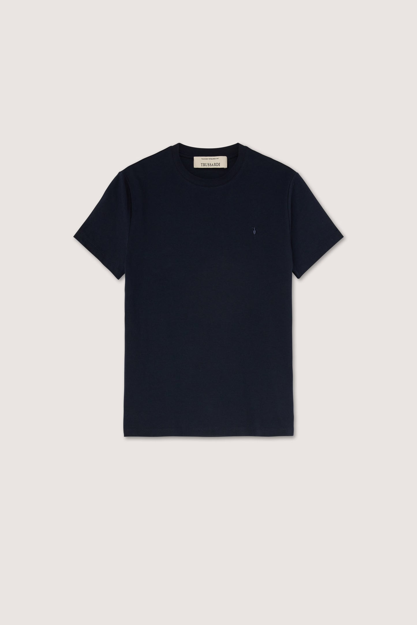 T-shirt slim fit in jersey stretch con ricamo 5|896f7ac2818588497d45e458f57e5e5b87c60b674939b6093cd66b4de69158bc