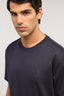 T-shirt regular fit girocollo in jersey mercerizzato con stampa levriero puntocuore 1