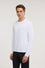 T-shirt slim fit en jersey à manches longues