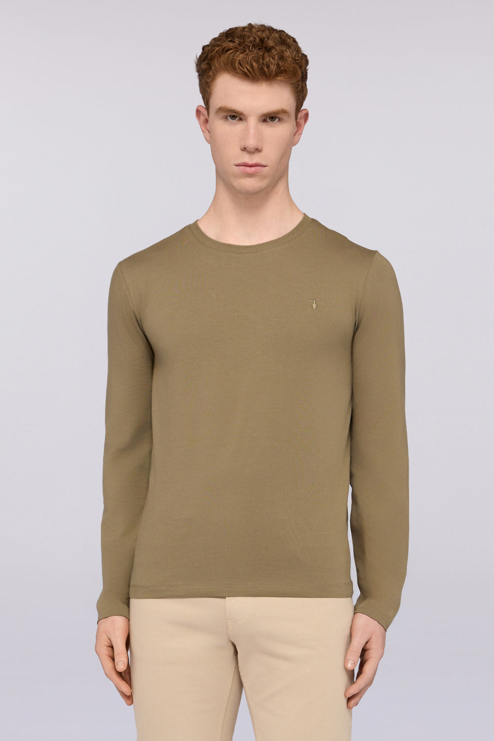 T-shirt slim fit in jersey a maniche lunghe 1|ca8a72abdd49d7b6470e4ed3a778873c14cb39710964982b804d4d5c41baa3b7