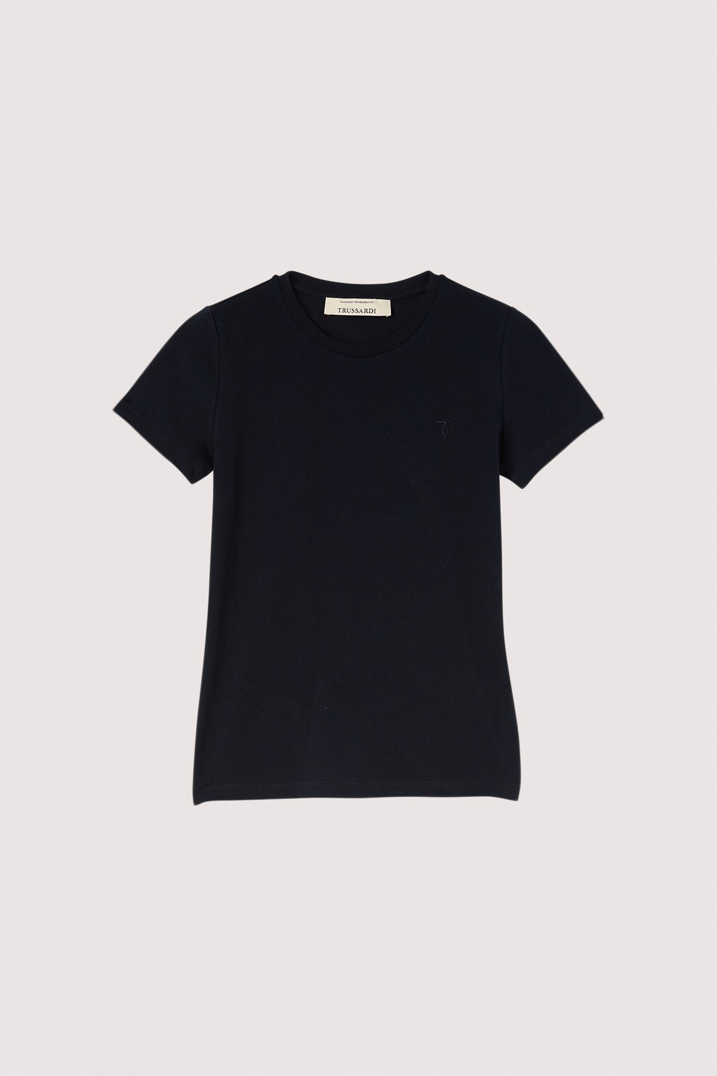 T-shirt slim fit con ricamo 5|3d116db11682e8a43cf1cf02ff06f22f591d52f9f27a5d7ca9373c57a8fb5fdb