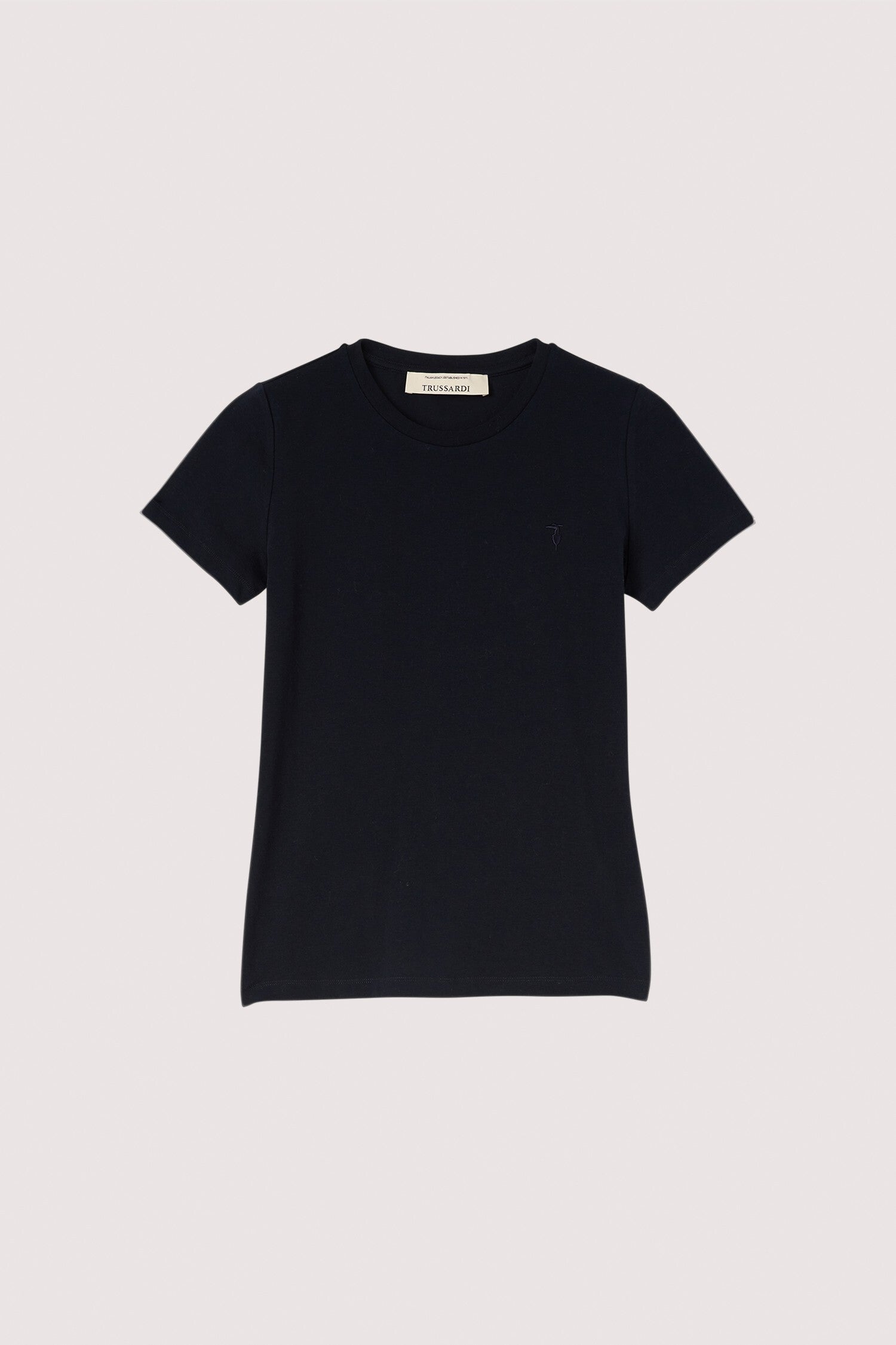 T-shirt slim fit con ricamo 5|3d116db11682e8a43cf1cf02ff06f22f591d52f9f27a5d7ca9373c57a8fb5fdb