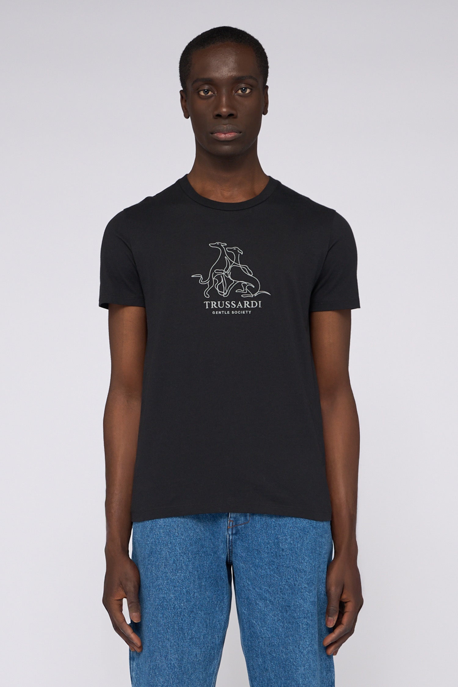 T-shirt regular fit con ricamo Gentle Society 1|717f260e7850ab743a42ab6ea4290e5c776b6758f33a6b064747e05c95a00267
