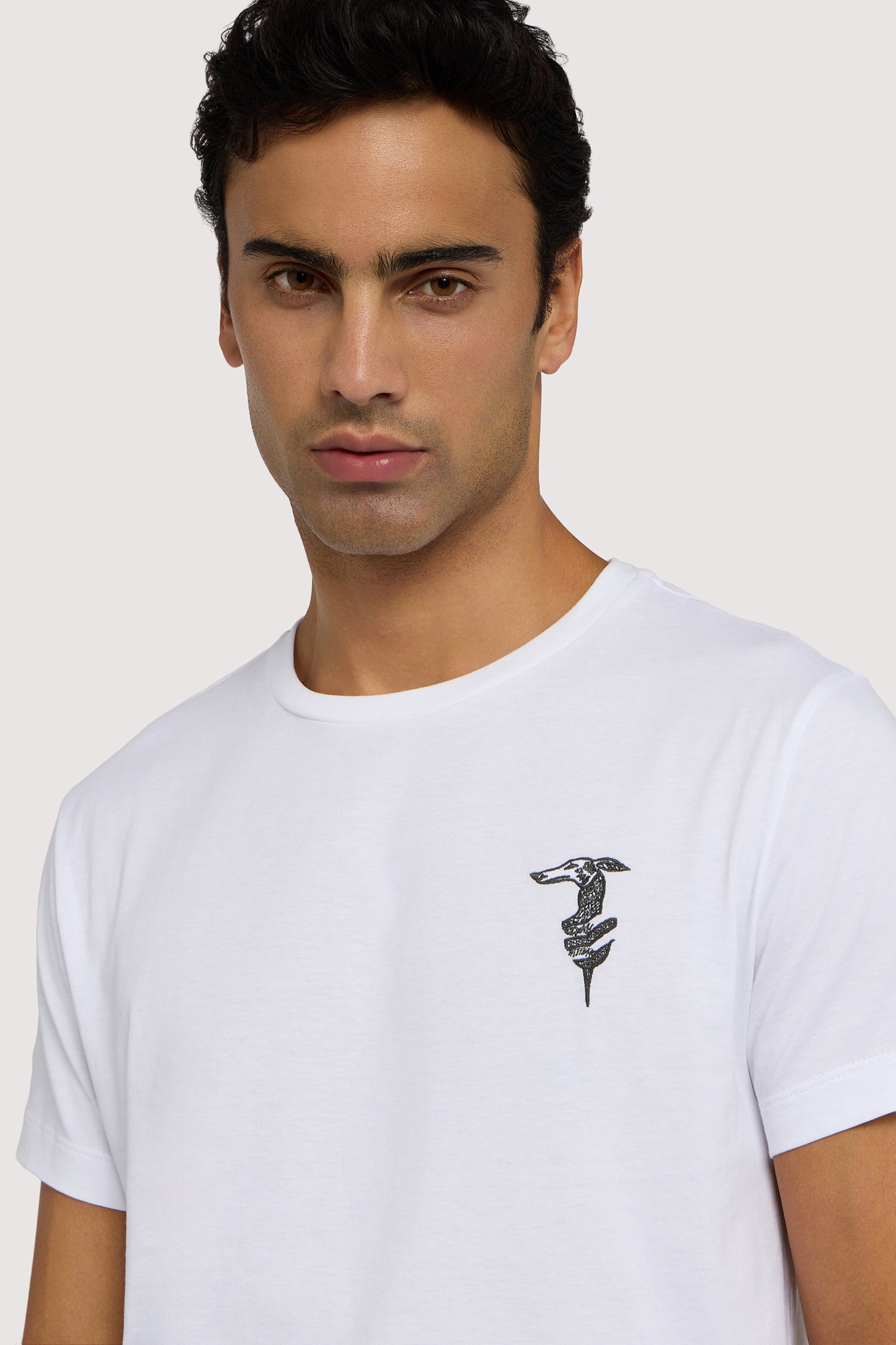 T-shirt regular fit con ricamo in contrasto 3|802ccb8efd0fee1ce2ebebfb23562fb3785b6a5dccc630f823a1e333bc6a0941
