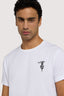 T-shirt regular fit con ricamo in contrasto 3