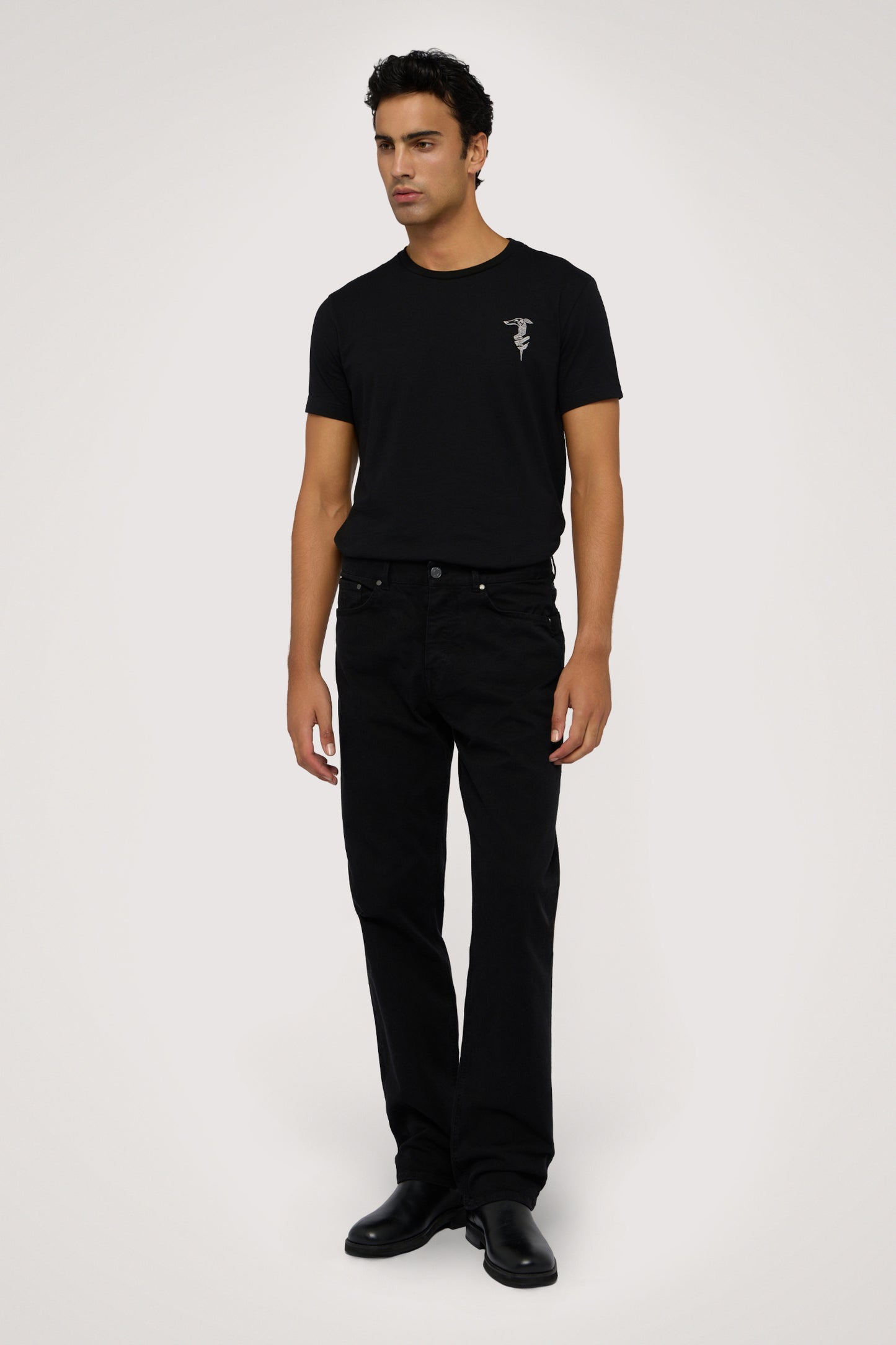 T-shirt regular fit con ricamo in contrasto 4|006a29fbdb377b6b38c2f888476d9ebf000bc559e6d99efe7490bbfe9713a90f