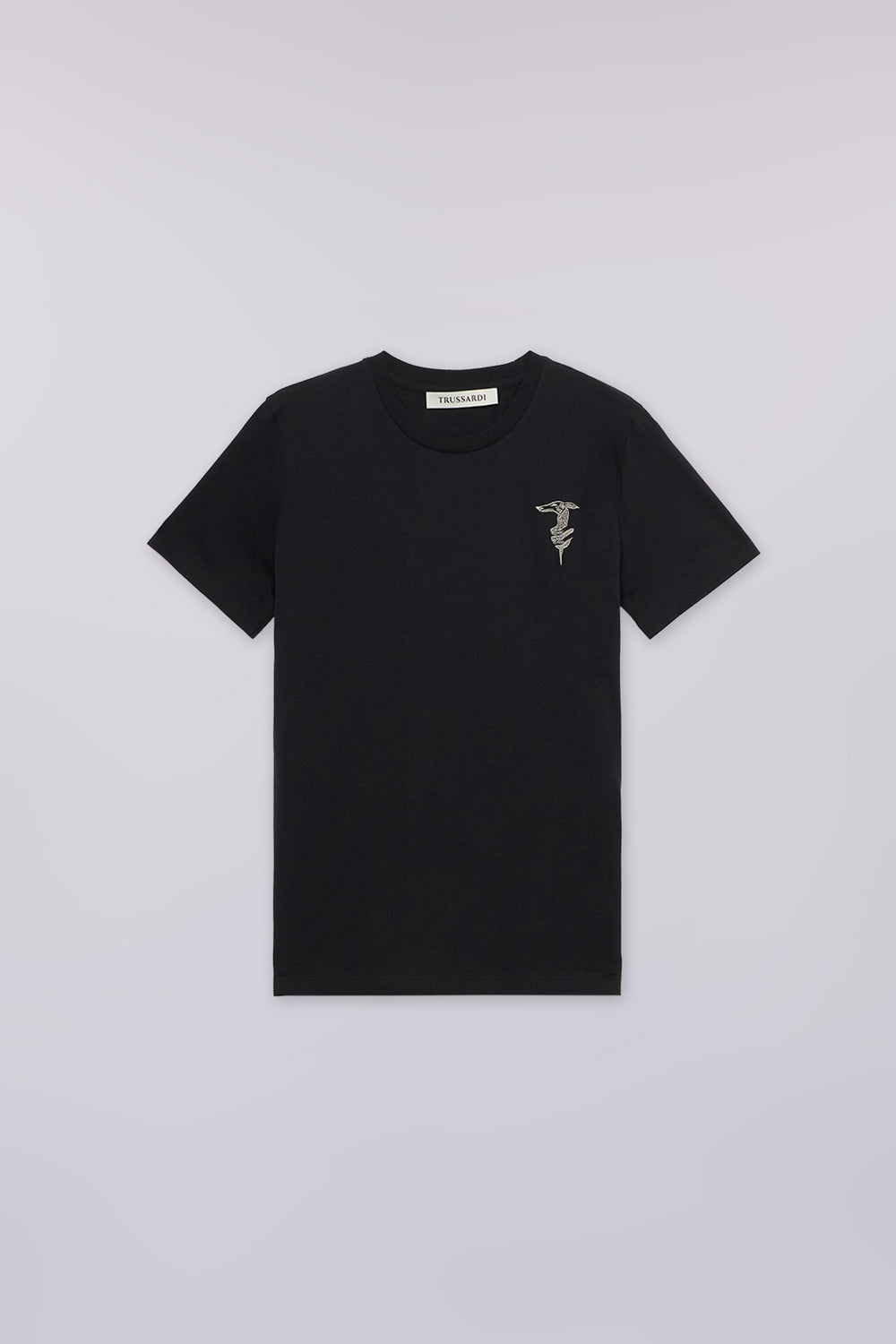 T-shirt regular fit con ricamo in contrasto 1|dda14c220dca0e9cd3f3966da792c8501e980ea3af19f6a1d0f5aa8f9fb9f3d0