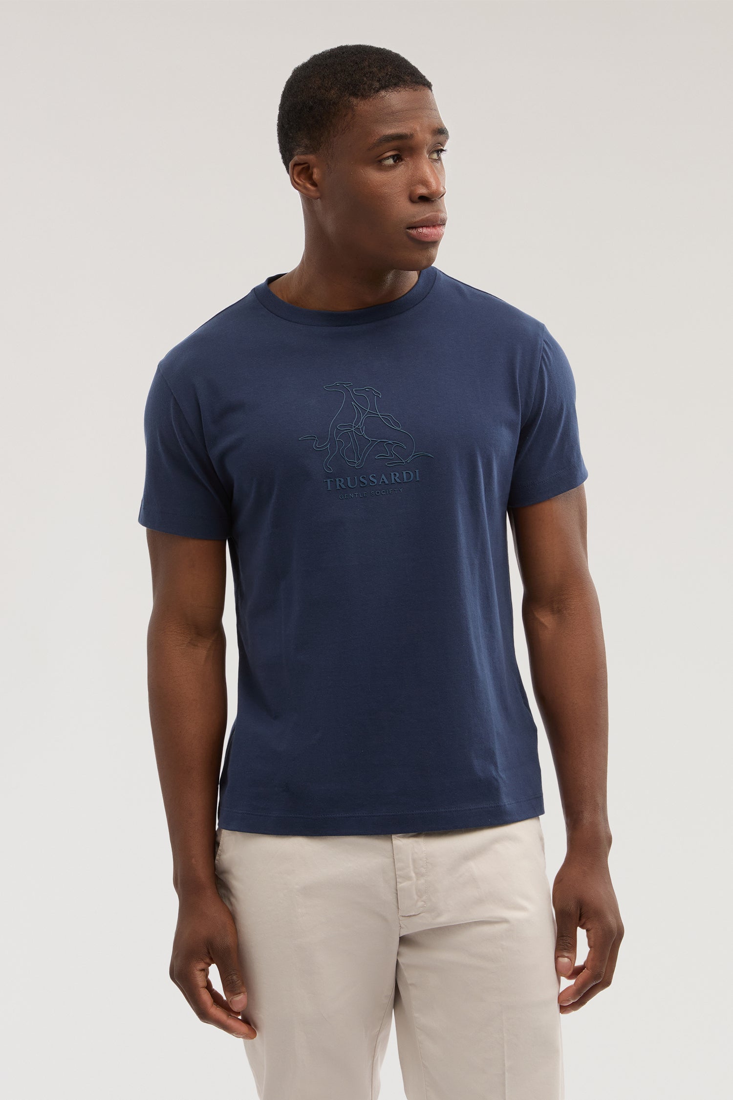 T-shirt regular fit Gentle Society in cotone 2|703f92d7d66d64e7930773a7cae1e0968d811947ece125ba72bb21bef2413633