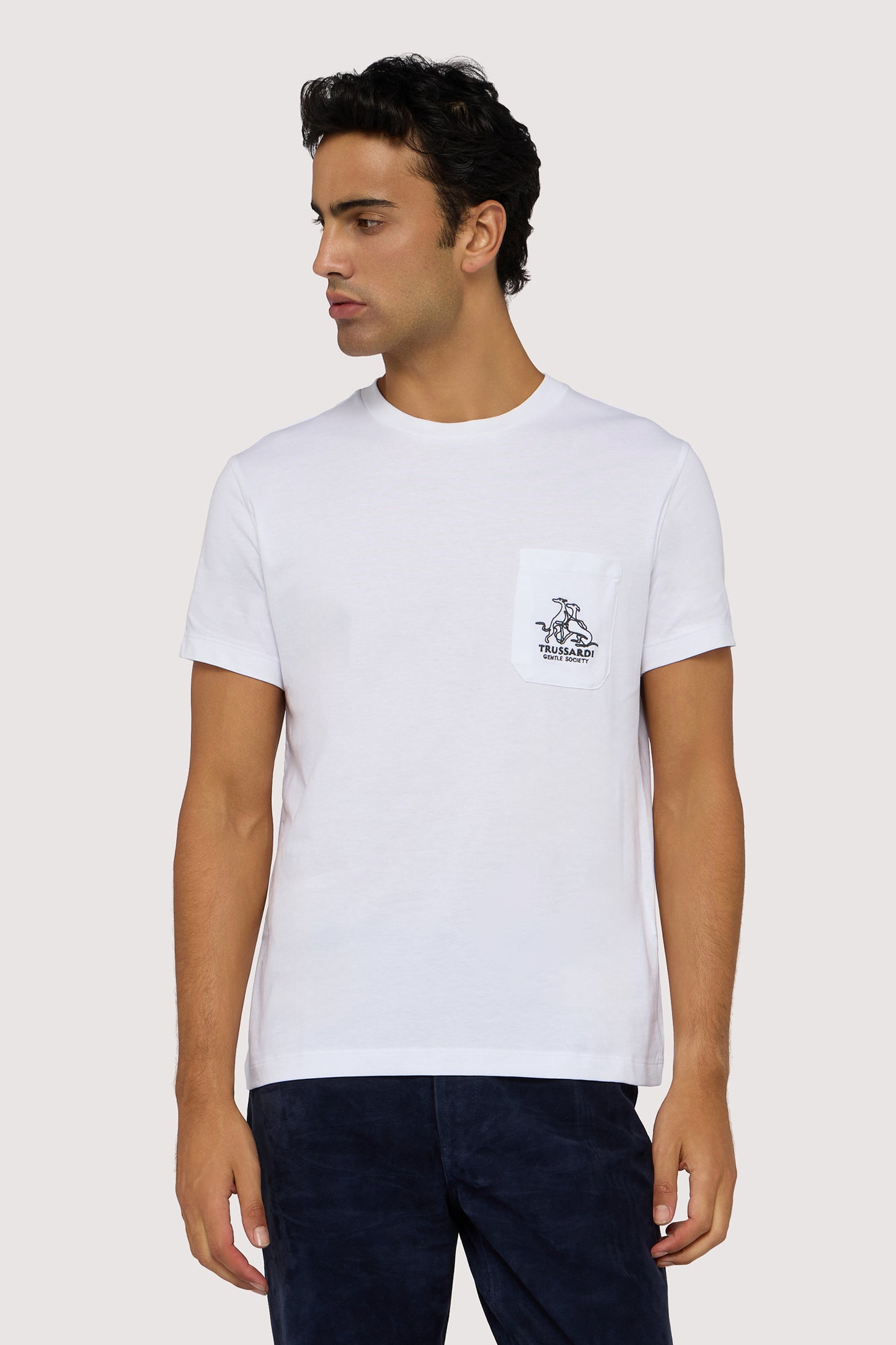 Regular-fit T-shirt with Gentle Society embroidery