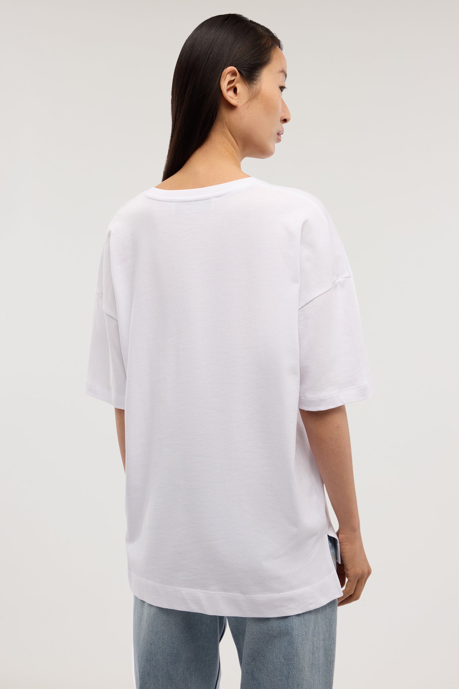 T-shirt over con stampa in jersey di cotone 2|c92d3ccfd4c774afa801c075e0ed242c08e5a15b0e8de7e09bcdd97ffc190bca