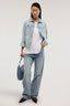 T-shirt over con stampa in jersey di cotone 3