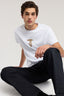 T-shirt regular fit in cotone con stampa 1