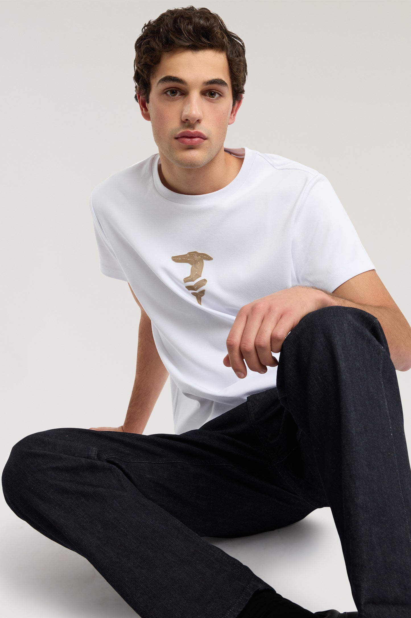 T-shirt regular fit in cotone con stampa 4|b34384a7471a81c122622d772b0a3bd334be68c30aab91745b84bbe158c9bb4d