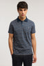 Polo regular fit in jersey a righe 1
