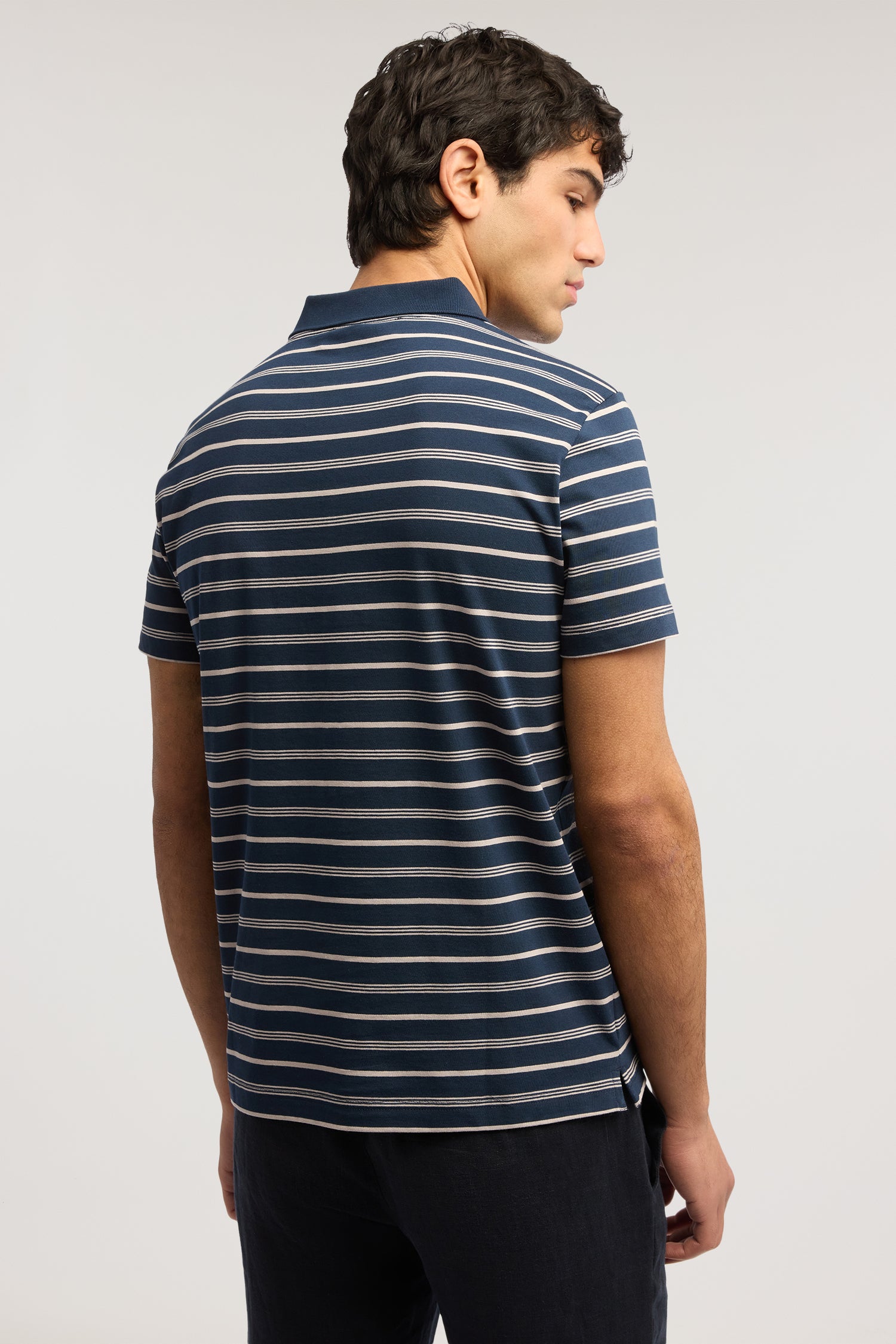Polo regular fit in jersey a righe 2|4da5f783c69e2782edefe99379ed4a77cb4ffe3ae82bc779a99413c0e0b2ffd7