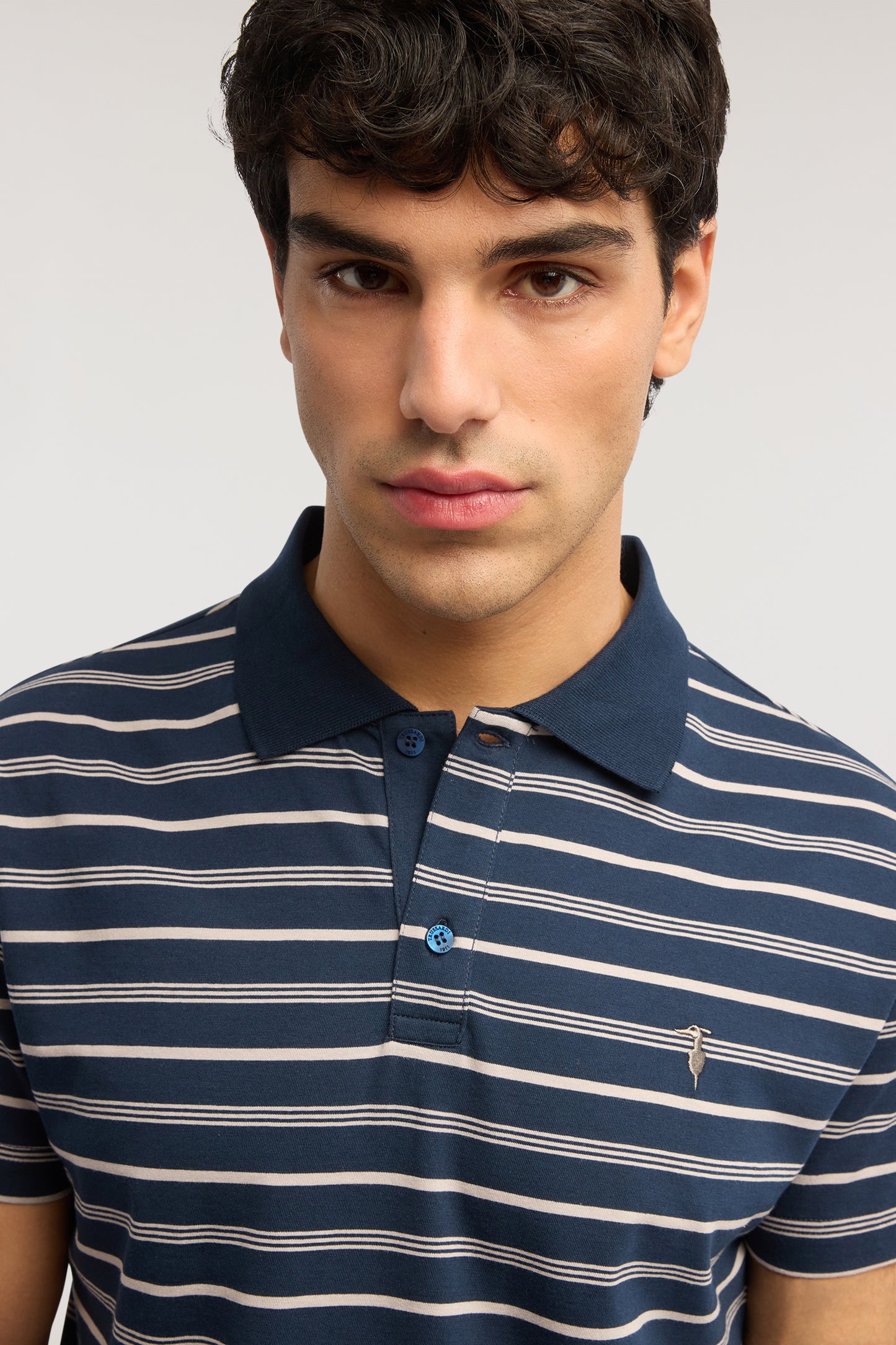 Polo regular fit in jersey a righe 3|0608341b0a1c28a667bda2f49ccbd5be13eff8f66313716b63f6ea5835cdea7d