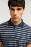 Polo regular fit in jersey a righe 3