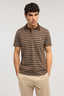 Polo regular fit in jersey a righe 1