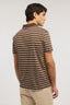 Polo regular fit in jersey a righe 3
