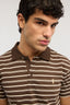 Polo regular fit in jersey a righe 3