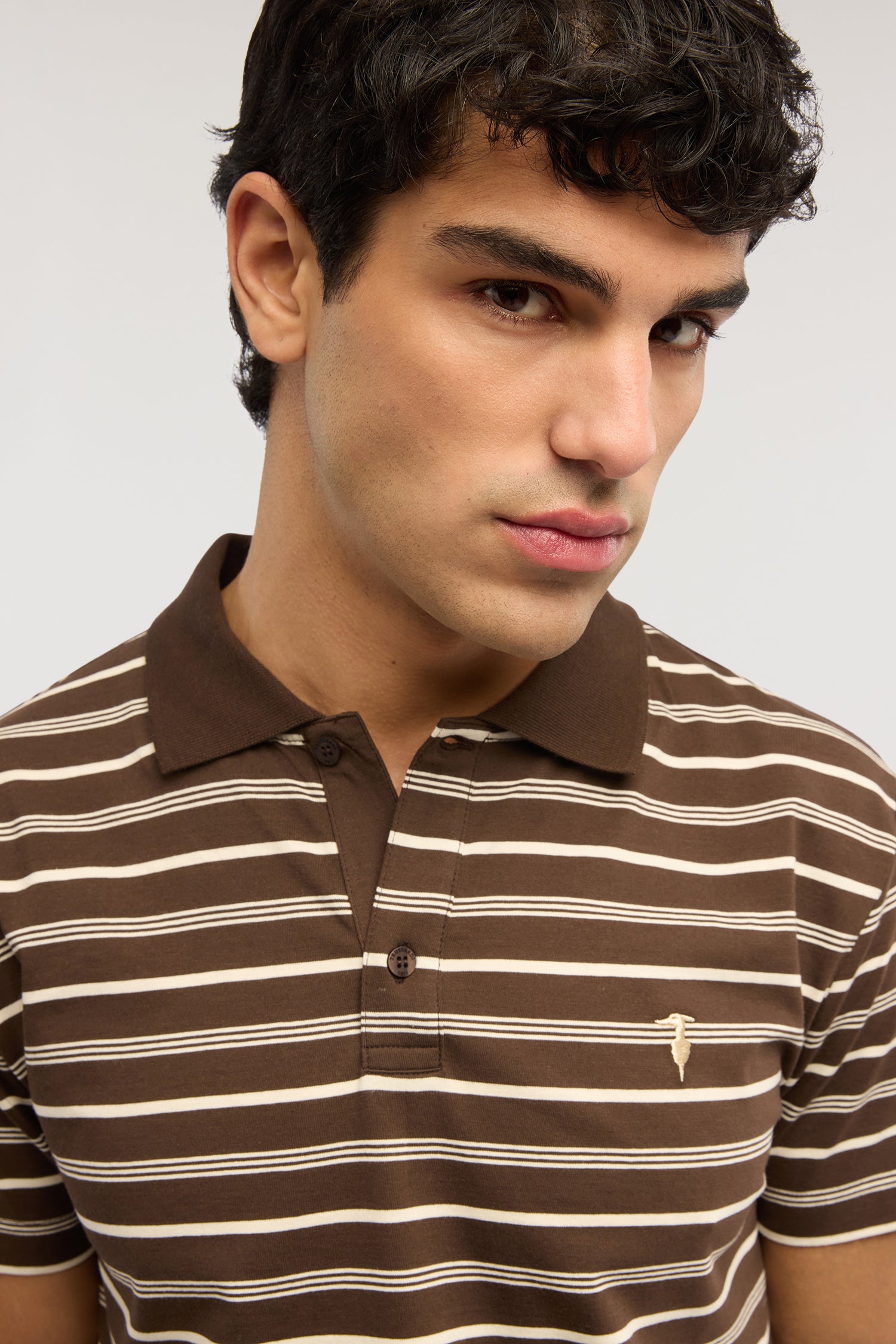 Polo regular fit in jersey a righe 2|b29a63232b12b1af235ec9113f3b495cddf3f3d37fc12eb21bb36a77671d9775
