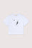 Cotton Cropped T-Shirt with Urban Jungle Print