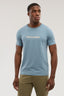 T-shirt slim fit con stampa in jersey stretch 2