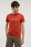 T-shirt slim fit con stampa in jersey stretch