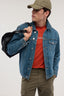 T-shirt slim fit con stampa in jersey stretch 4