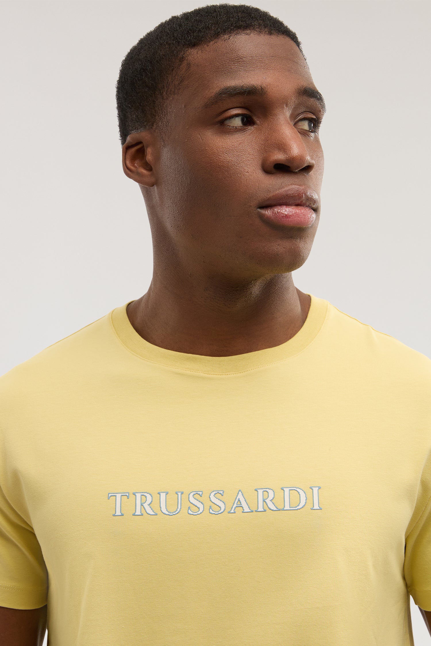 T-shirt slim fit con stampa in jersey stretch 3|81dbb7c0781e897a5f7d6976e0e9ded9a92edf61737f4c84c0637fd7a71ca5c8