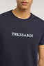 T-shirt slim fit con stampa in jersey stretch 3