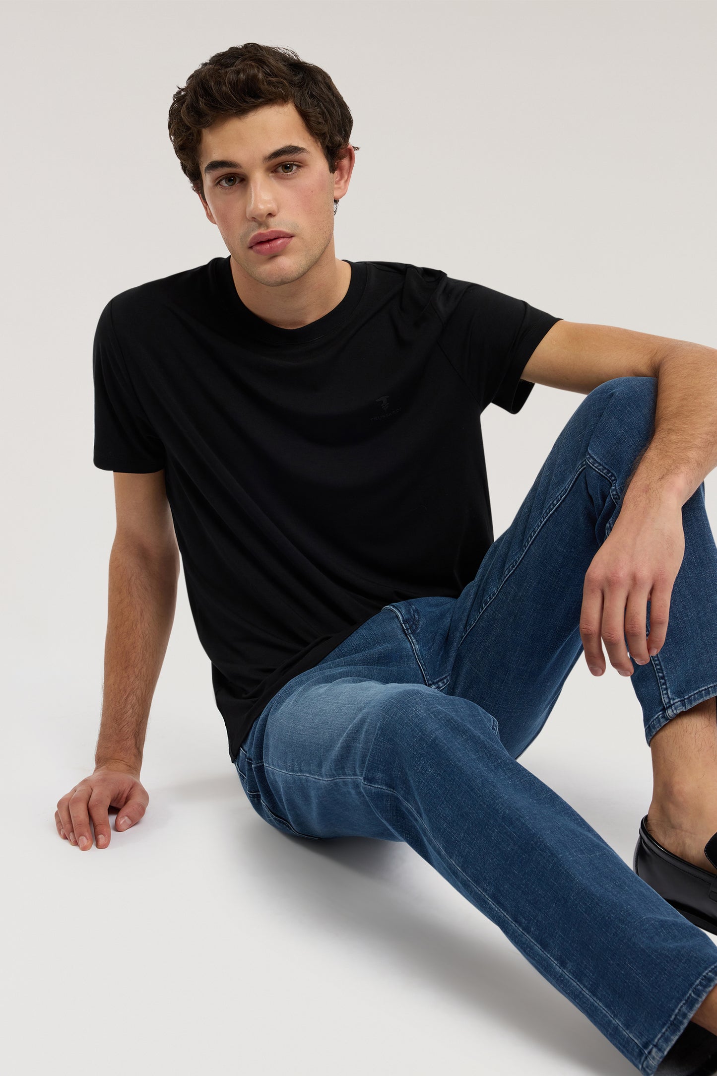 T-shirt regular fit in jersey di bamboo 4|e7a872865222565fc0db8466db680e0be1ae2c69b7198c5a786b230693f98f99