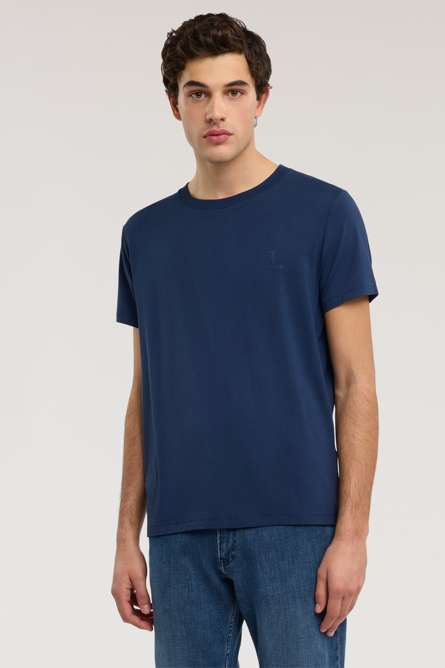 T-shirt regular fit in jersey di bamboo 1|95aa9668ad1b17981f1eef15fe30f94279997ea64ec642bf8acbb0adf79bacfe