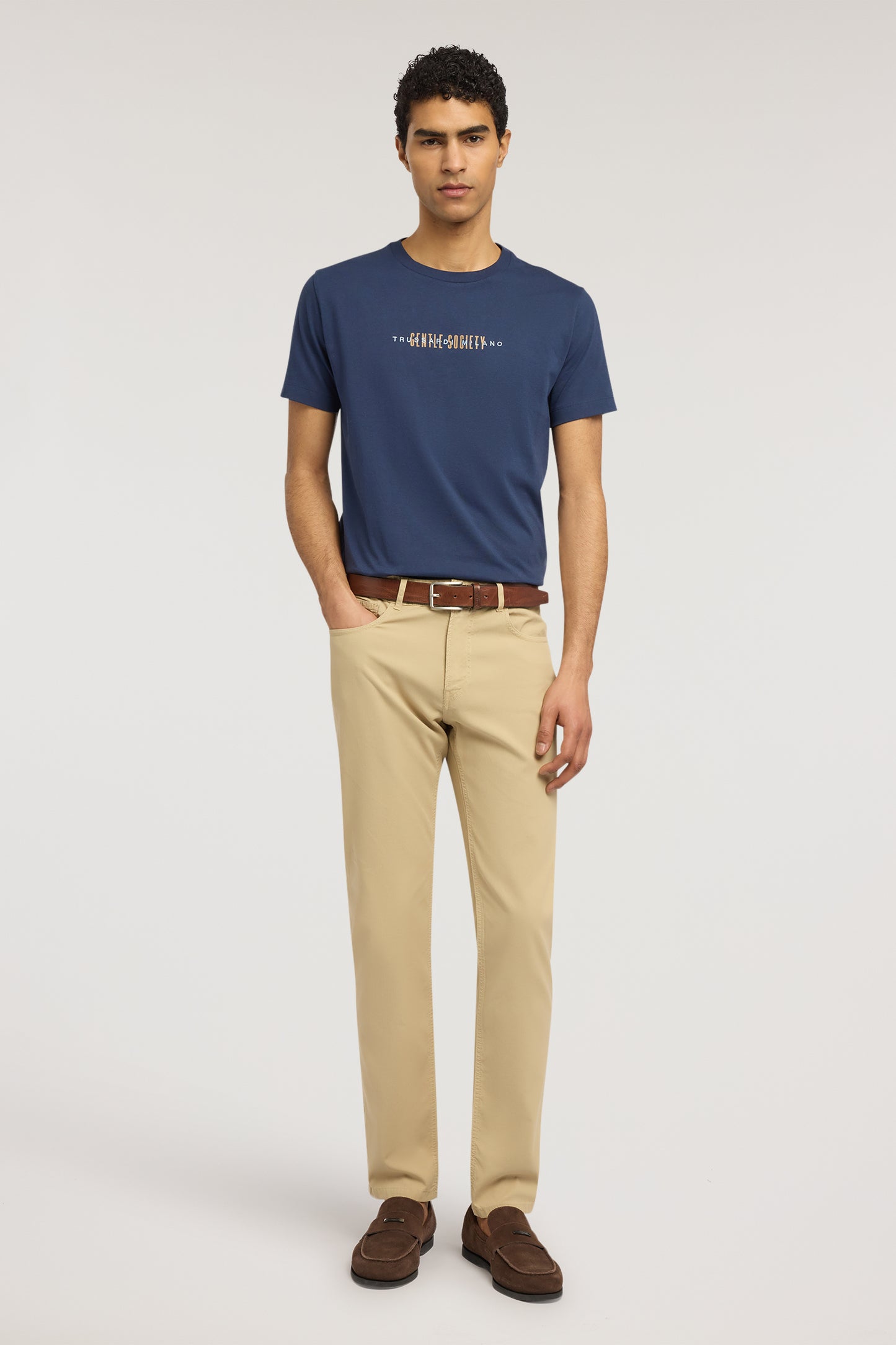 T-shirt regular fit Gentle Society in cotone 4|0049c753667d659d1ee847784e6331977b2e8b095fc1d7974ca88df88d39b49d