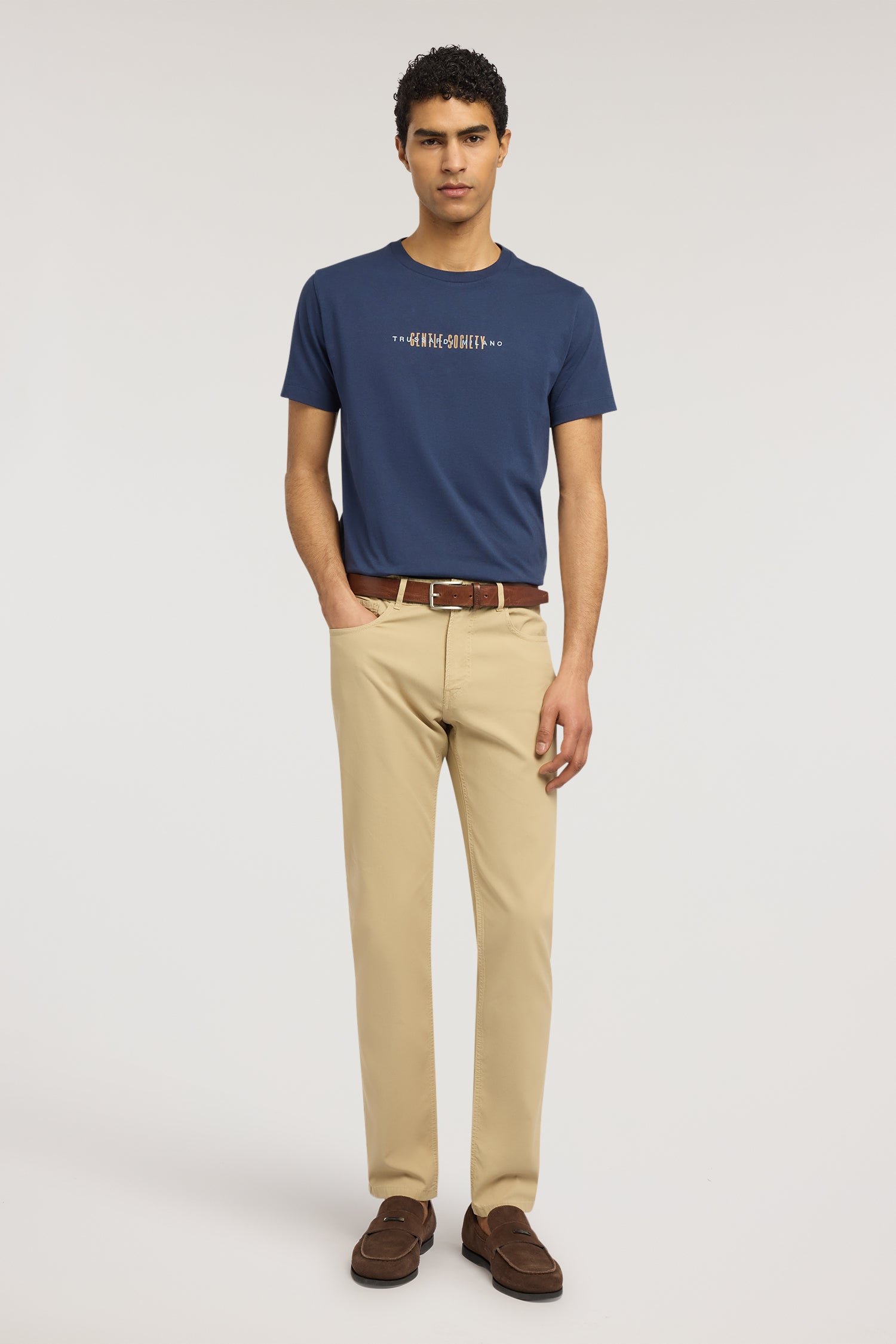 T-shirt regular fit Gentle Society in cotone 4|0049c753667d659d1ee847784e6331977b2e8b095fc1d7974ca88df88d39b49d