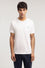 Regular fit T-shirt with print in cotton