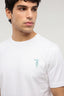 T-shirt regular fit con stampa in cotone 3