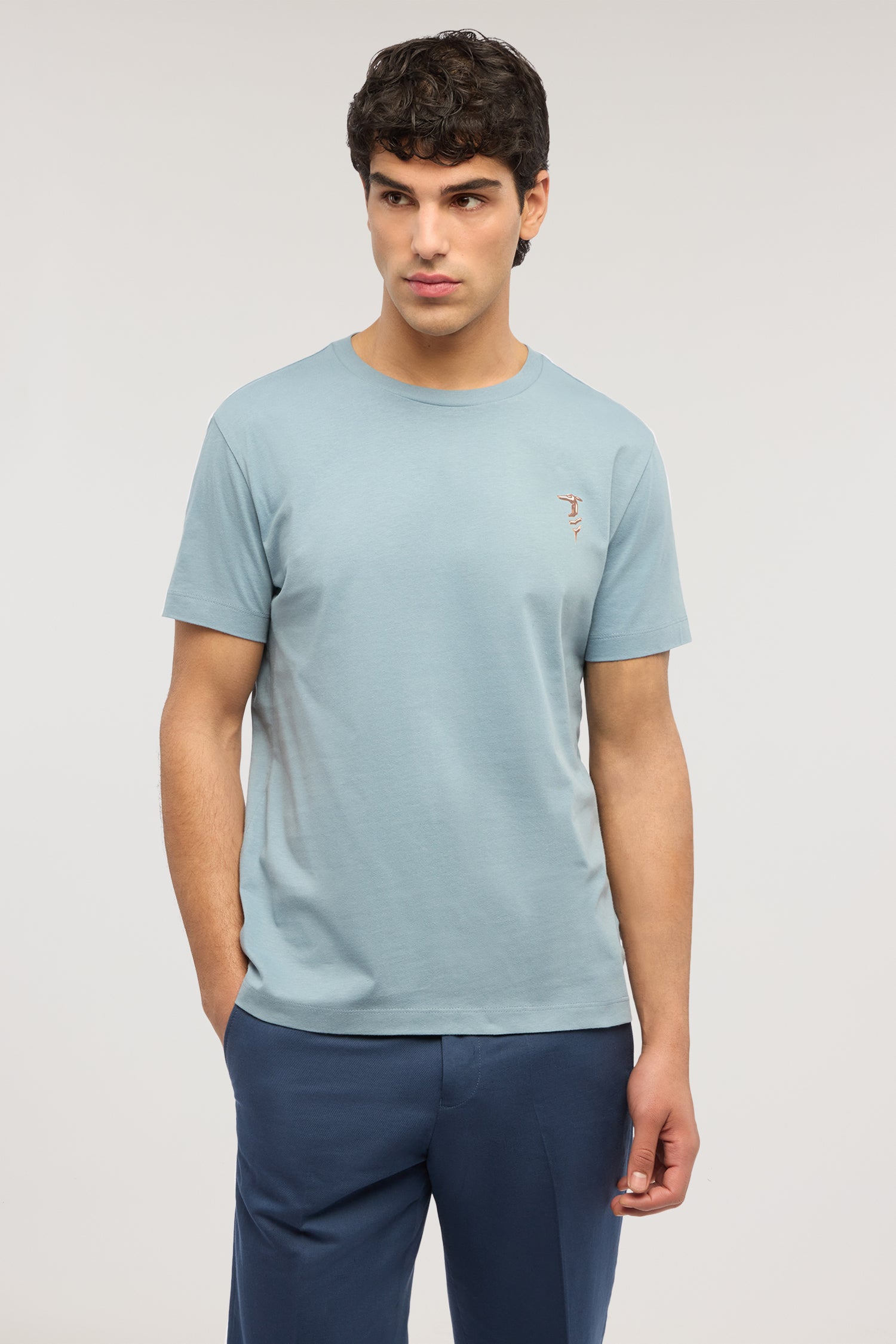 T-shirt regular fit con stampa in cotone 1|dac2e379f094412fa327507cb4c85fe796aa863da2921b1adf4295e7fe28f0dc