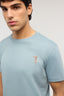 T-shirt regular fit con stampa in cotone 3
