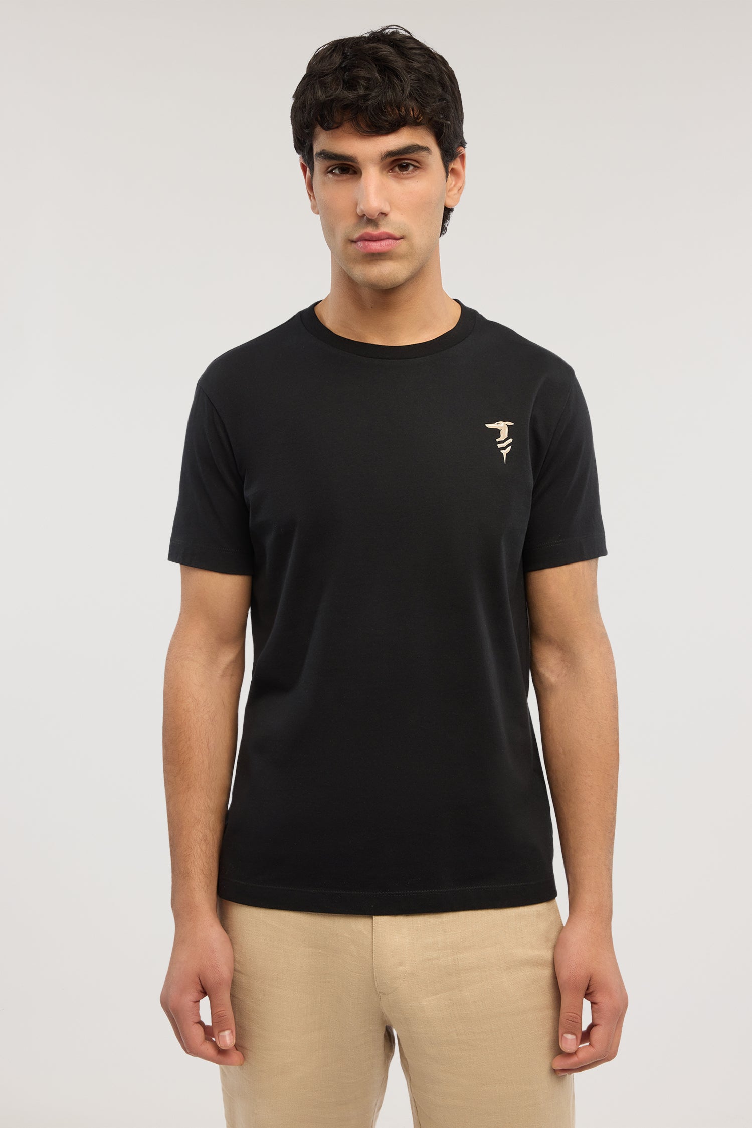 T-shirt regular fit con stampa in cotone 2|4f3144b1a97c5a0564319fe2107c7dcd5cd62bdbe265ae624ed1cfb8678b2e5b