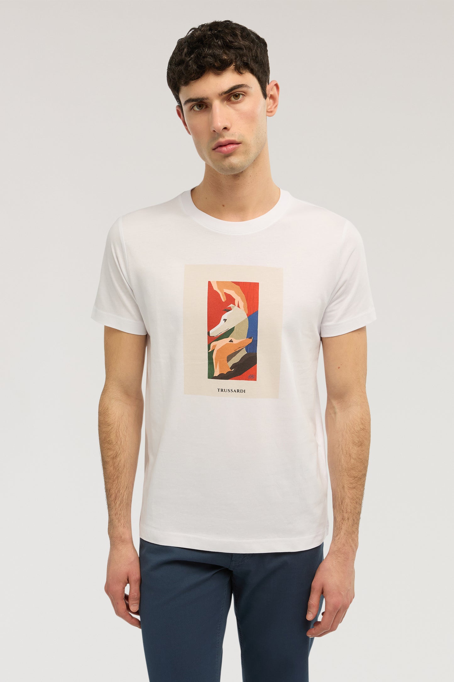 T-shirt regular fit con stampa vintage 2|4b7ac439a468db28288168db8462c91b02157f75fdb250440c876bca6062cadf