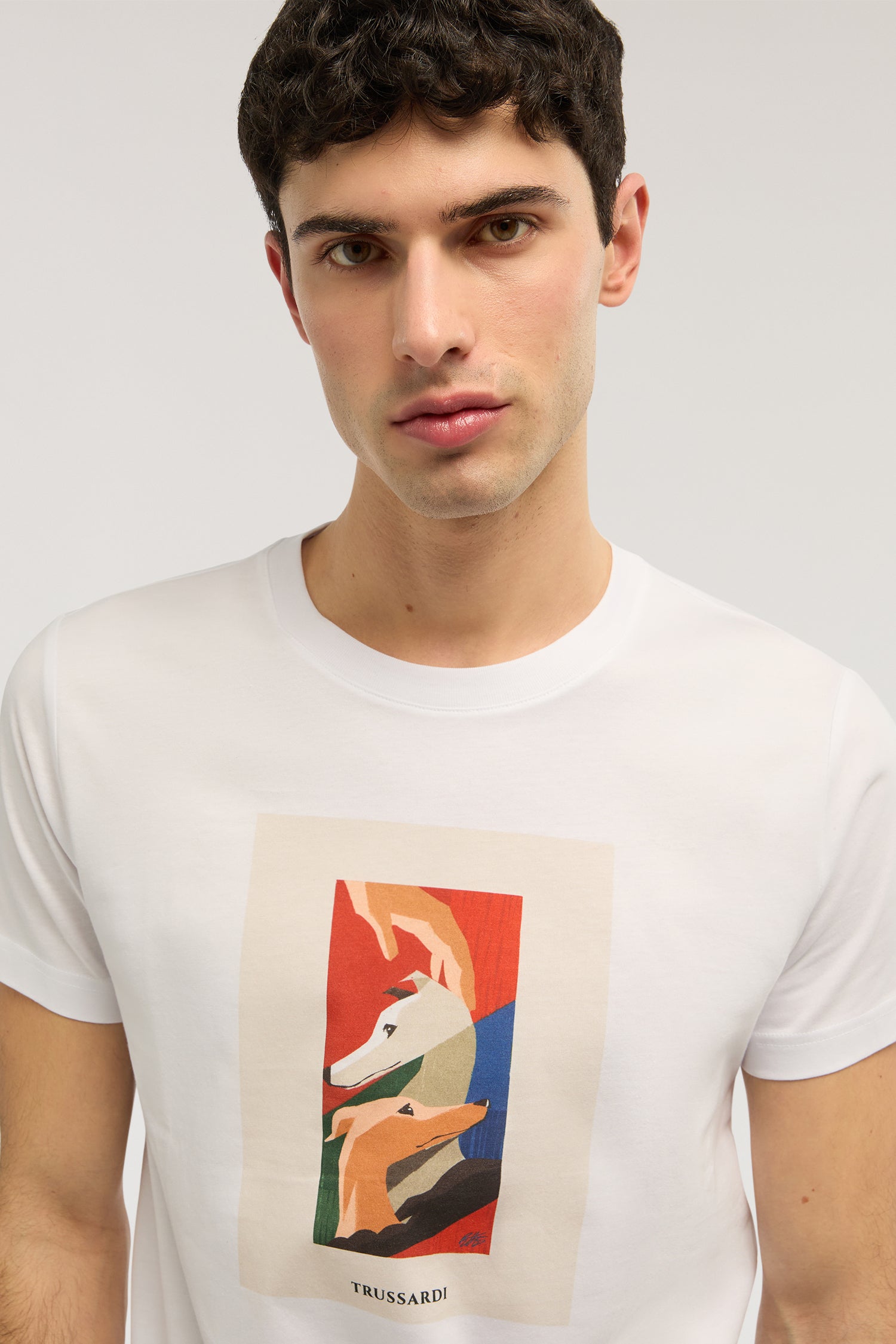 T-shirt regular fit con stampa vintage 1|c263321791dcf05bc05e220f877b391f136b381f6be6a92a97b377fde1e341dc