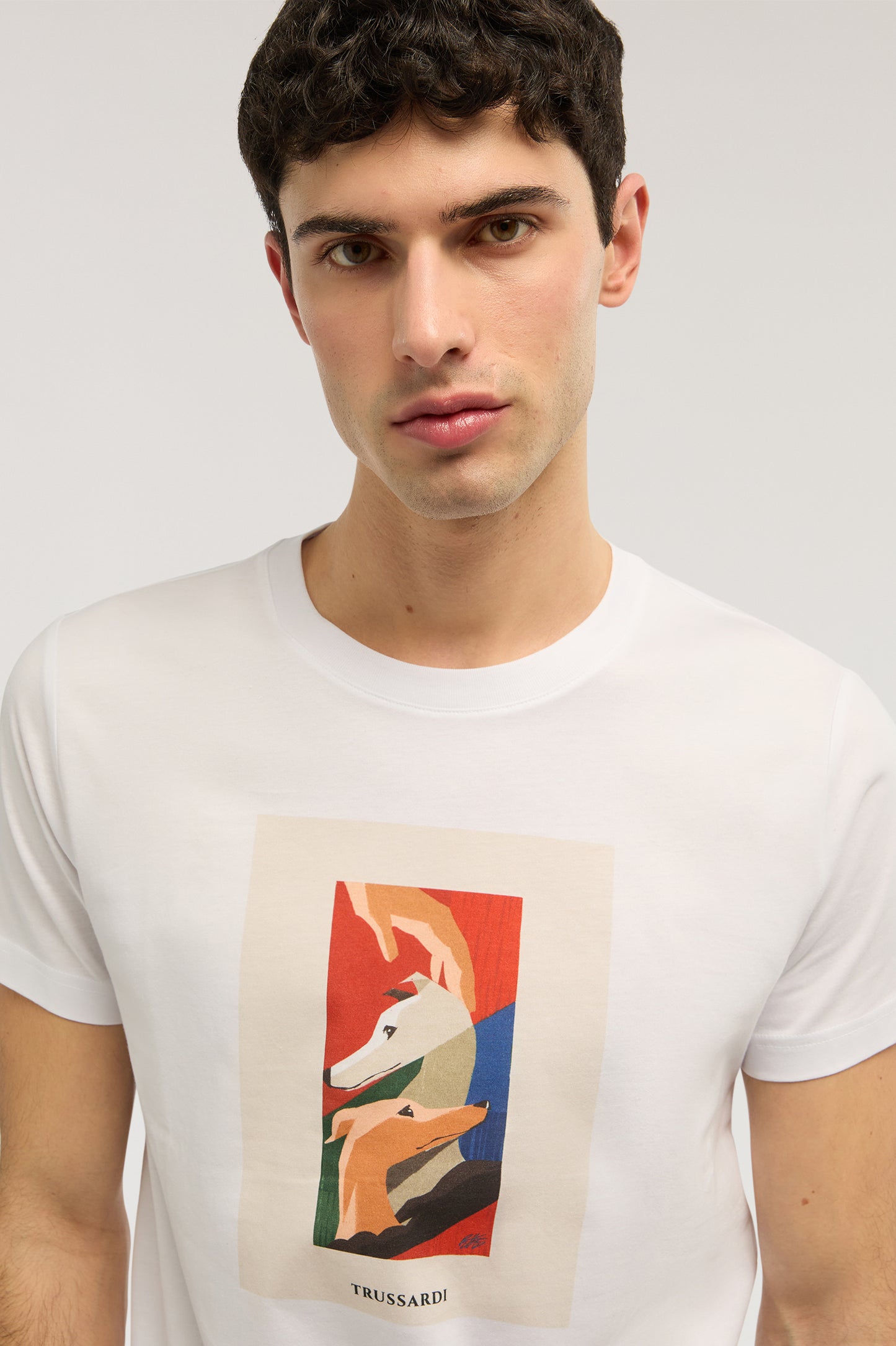 T-shirt regular fit con stampa vintage 2|c263321791dcf05bc05e220f877b391f136b381f6be6a92a97b377fde1e341dc