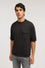 Boxy jersey t-shirt with patch pocket