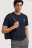 T-shirt regular fit con levriero dipinto in jersey 5