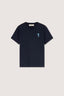 T-shirt regular fit con levriero dipinto in jersey 1