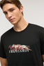T-shirt regular fit con stampa in jersey 1