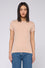 Slim-fit T-shirt with embroidered detail
