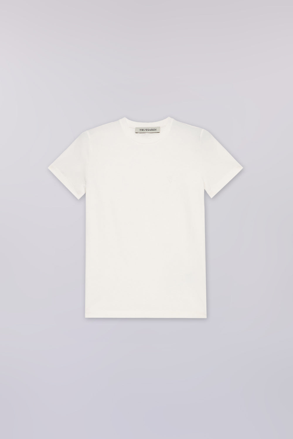 T-shirt slim fit con ricamo 5|e80f8d7372d05b2b5723a550f716506d82f5127fb8280c15ffc12b2d5a8ee73a